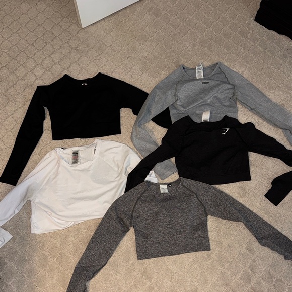 Gymshark Tops - 5!!! Gymshark and AYBL WORKOUT CROP TOPS